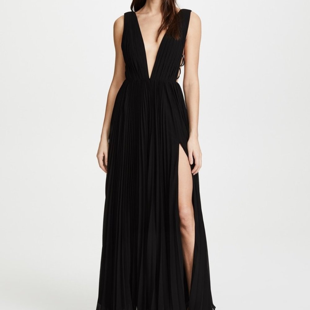 Fame and Partners Black Allegra Dress